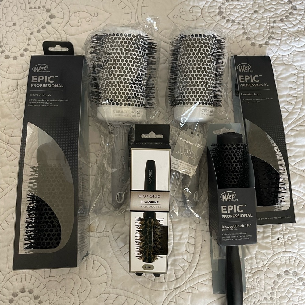 Salon professional hair brush set NEW!